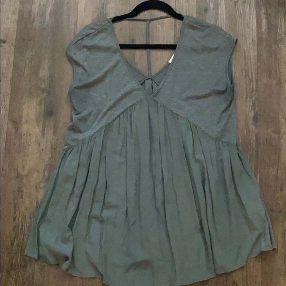 Green Anthropologie Shirt